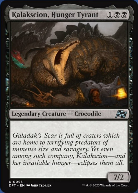 Kalakscion, Hunger Tyrant - Aetherdrift - English - NM - MTG