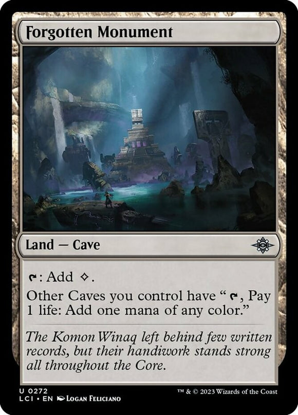 Forgotten Monument - Lost Caverns of Ixalan - English - NM - MTG