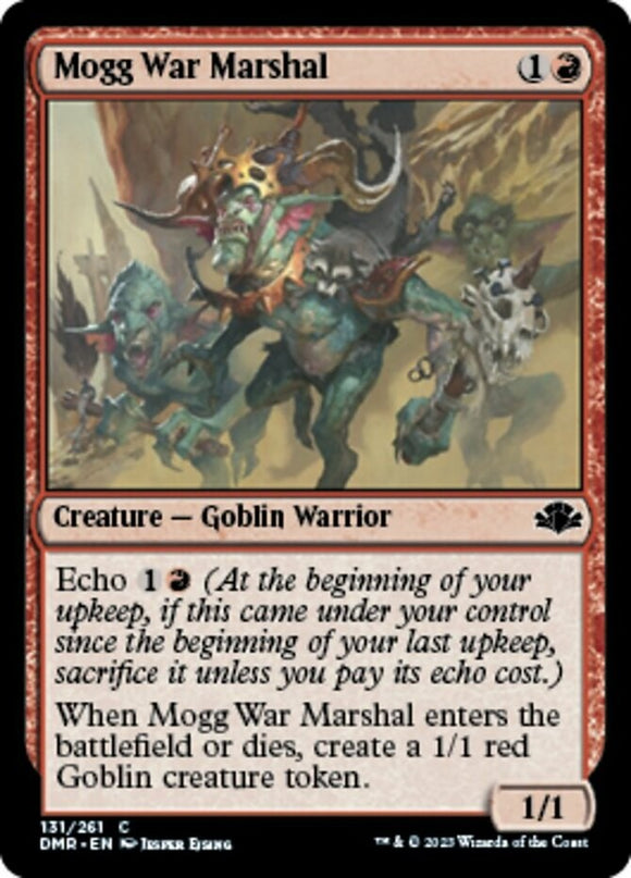 Mogg War Marshal - Dominaria Remastered - English - NM - MTG