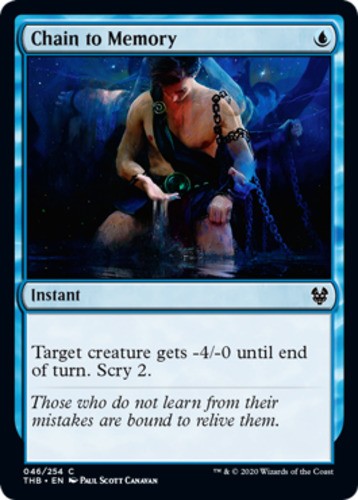 Chain to Memory - Theros Beyond Death - English - NM - MTG