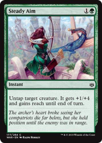 Steady Aim - War Of The Spark - English - NM - MTG
