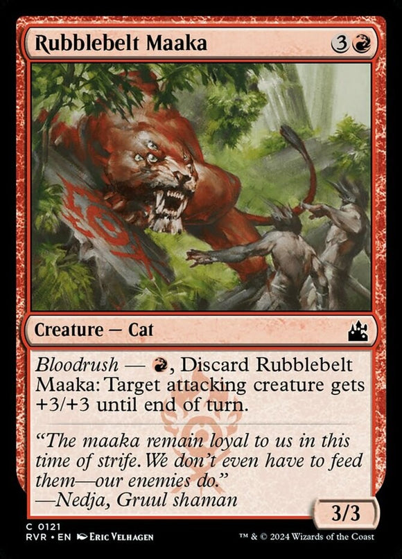 Rubblebelt Maaka - Ravnica Remastered - English - NM - MTG
