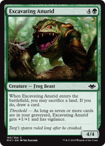 Excavating Anurid - Modern Horizons - English - NM - MTG