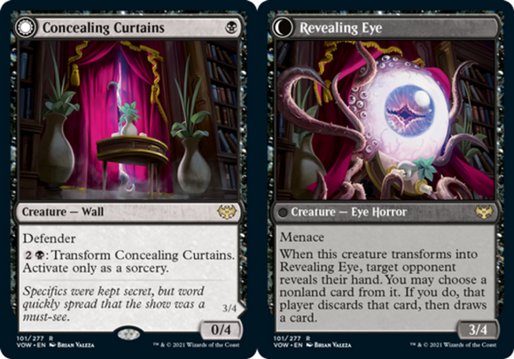Concealing Curtains // Revealing Eye - Innistrad: Crimson Vow - English - NM - M