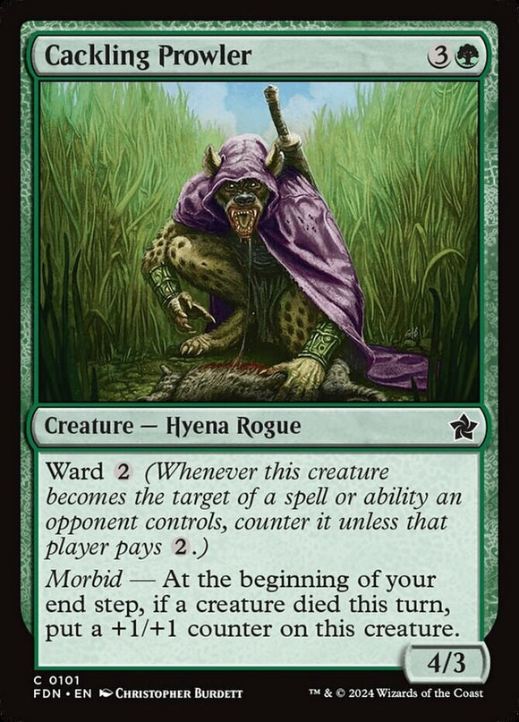 Cackling Prowler - Foundations - English - NM - MTG
