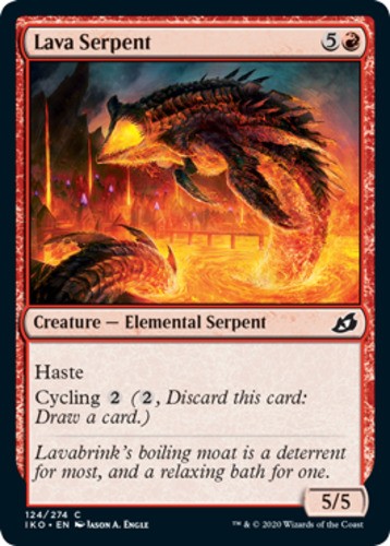 Lava Serpent - Ikoria: Lair of Behemoths - English - NM - MTG