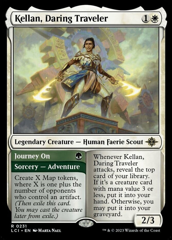 Kellan, Daring Traveler // Journey On - Lost Caverns of Ixalan - English - NM -