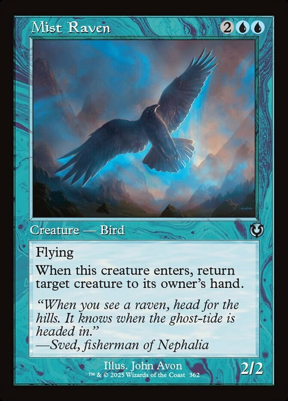 Mist Raven - Retro Frame - Innistrad Remastered - English - NM - MTG