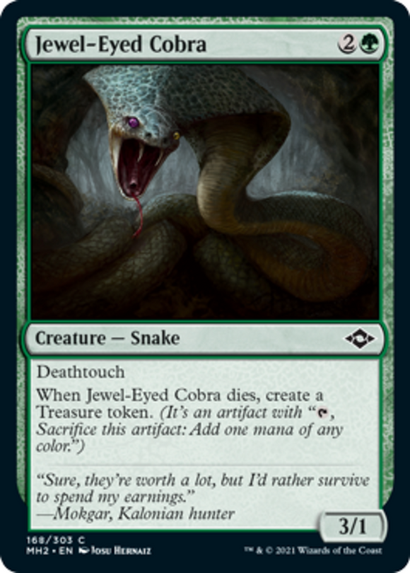 Jewel-Eyed Cobra - Modern Horizons 2 - English - NM - MTG