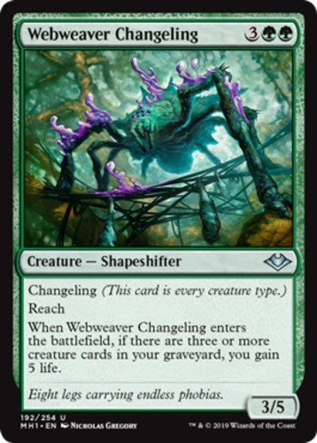 Webweaver Changeling - Modern Horizons - English - NM - MTG