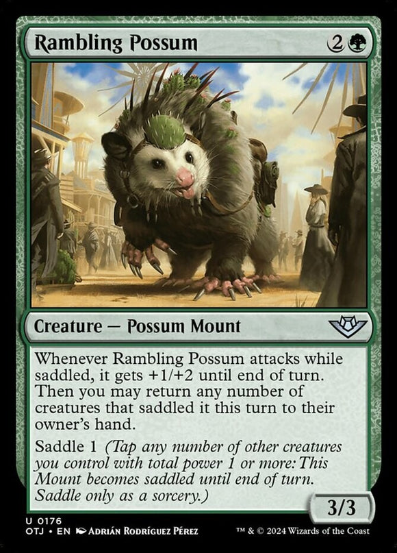 Rambling Possum - Outlaws of Thunder Junction - English - NM - MTG