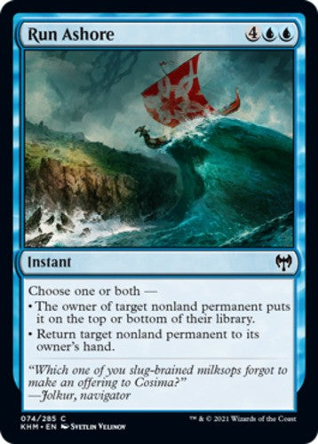 Run Ashore - Kaldheim - English - NM - MTG