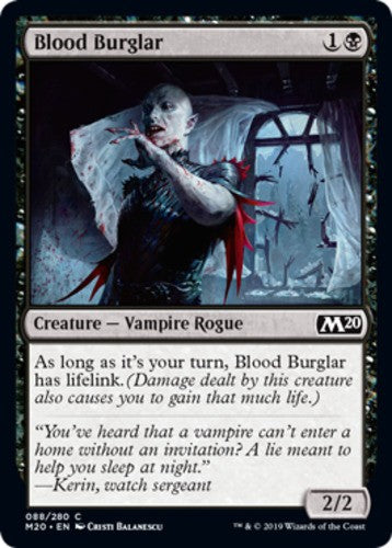 Blood Burglar - Core Set 2020 (M20) - English - NM - MTG