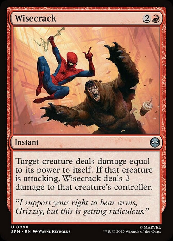 Wisecrack - Marvel's Spider-Man - English - NM - MTG