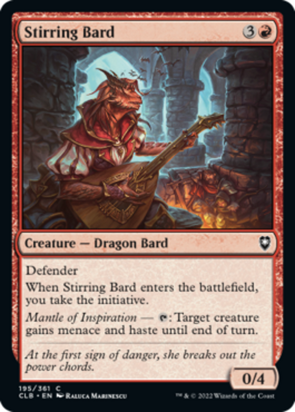Stirring Bard - Battle for Baldur's Gate - English - NM - MTG