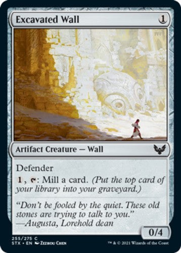 Excavated Wall - Strixhaven: School of Mages - English - NM - MTG