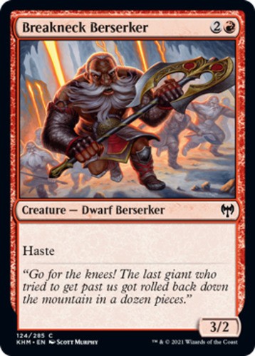 Breakneck Berserker - Kaldheim - English - NM - MTG