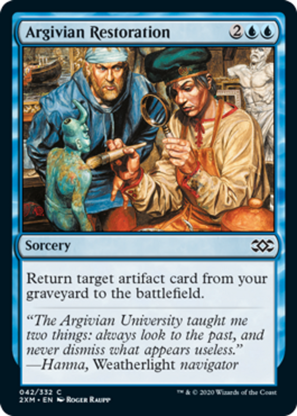 Argivian Restoration - Double Masters - English - NM - MTG