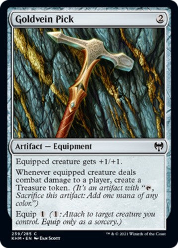 Goldvein Pick - Kaldheim - English - NM - MTG
