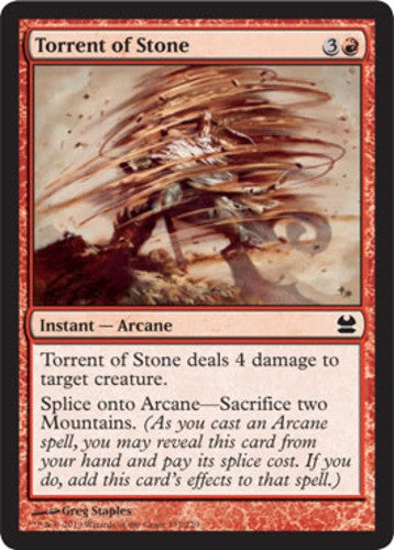 Torrent of Stone - Modern Masters 2013 - English - NM - MTG