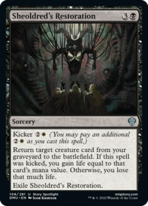 Sheoldred's Restoration - Dominaria United - English - NM - MTG
