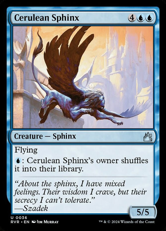 Cerulean Sphinx - Ravnica Remastered - English - NM - MTG