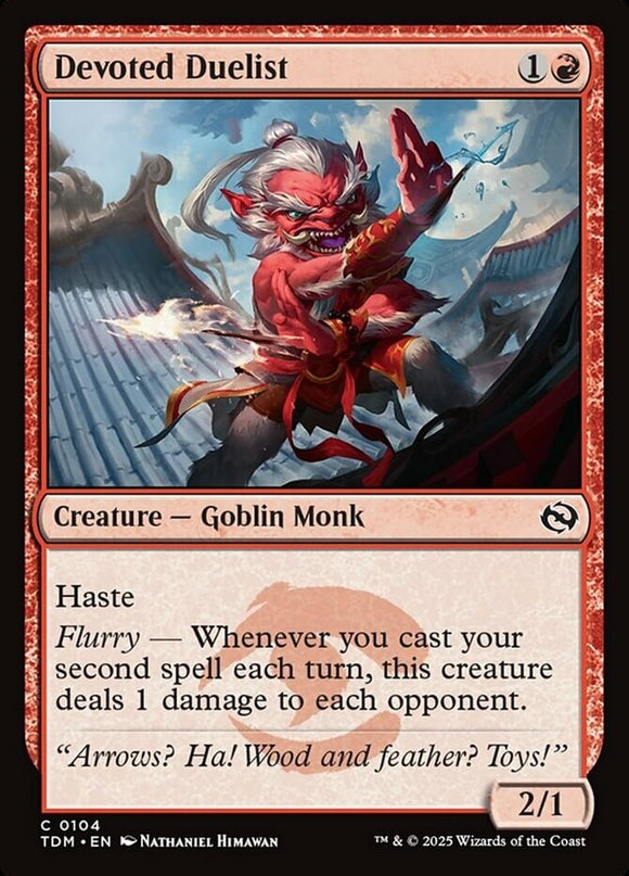 Devoted Duelist - Tarkir: Dragonstorm - English - NM - MTG