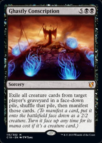 Ghastly Conscription - Commander 2019 - English - NM - MTG