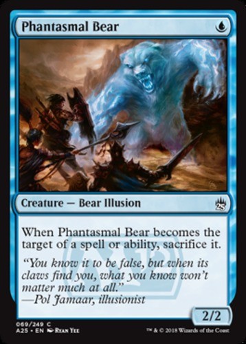 Phantasmal Bear - Masters 25 - English - NM - MTG
