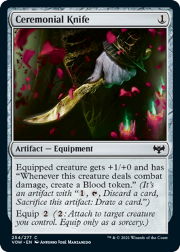 Ceremonial Knife - Innistrad: Crimson Vow - English - NM - MTG