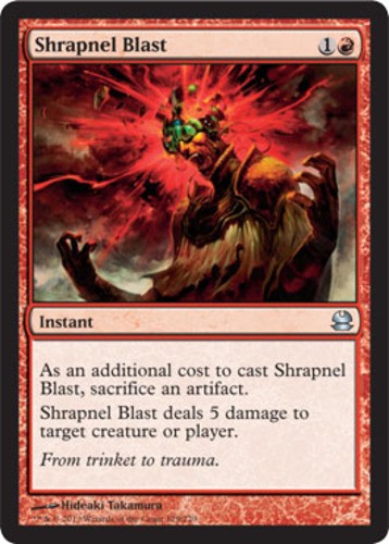 Shrapnel Blast - Modern Masters 2013 - English - NM - MTG