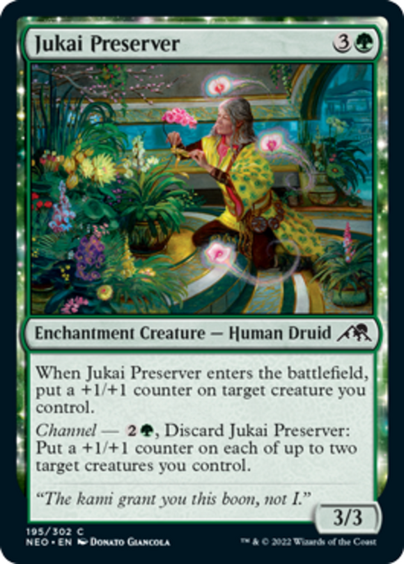 Jukai Preserver - Kamigawa: Neon Dynasty - English - NM - MTG