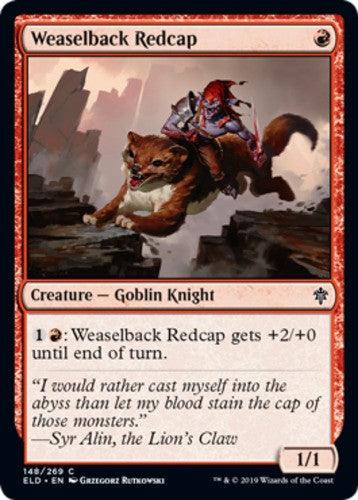 Weaselback Redcap - Throne of Eldraine - English - NM - MTG