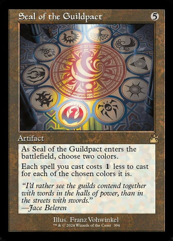 Seal of the Guildpact - Retro Frame - Ravnica Remastered - English - NM - MTG