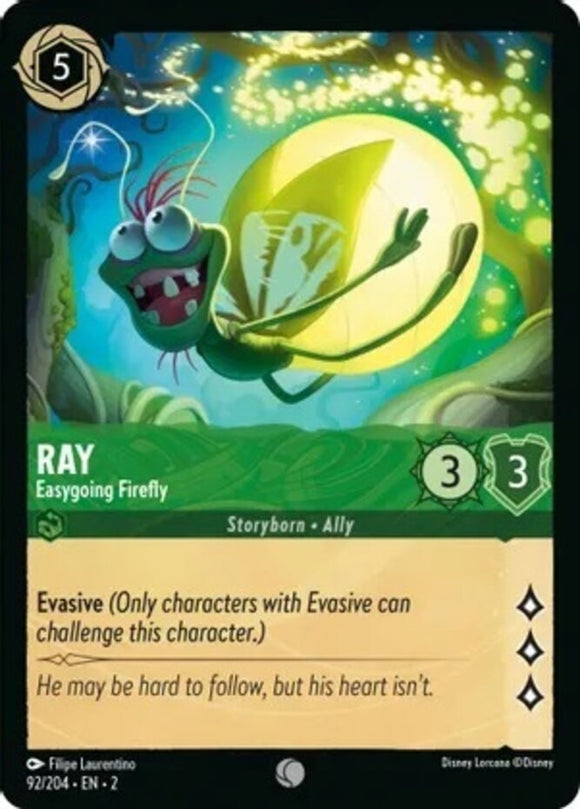 Ray - Easygoing Firefly - 92/204 - Common - Cold Foil - Rise of the Floodborn NM