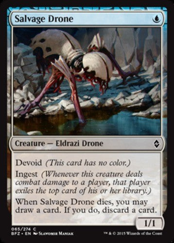 Salvage Drone - Battle for Zendikar - English - NM - MTG