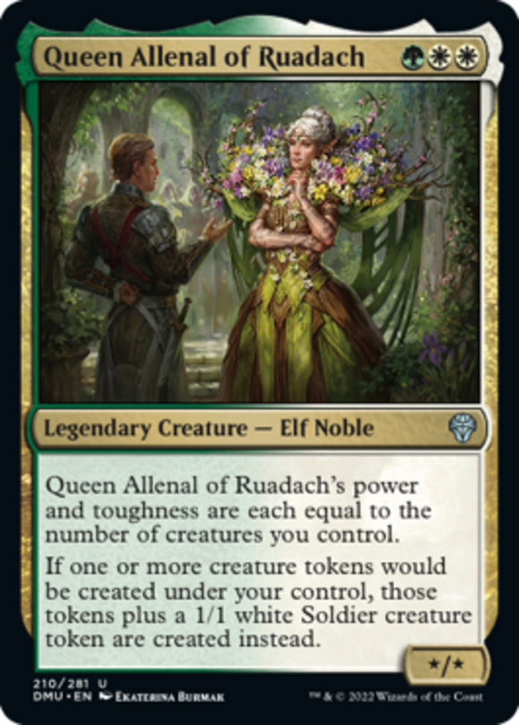 Queen Allenal of Ruadach - Dominaria United - English - NM - MTG