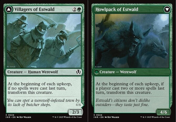 Villagers of Estwald // Howlpack of Estwald - Innistrad Remastered - English - N