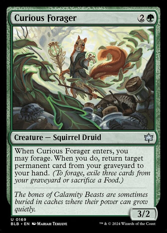 Curious Forager - Bloomburrow - English - NM - MTG