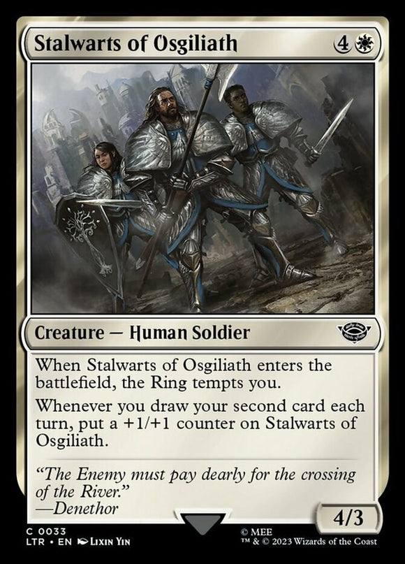 Stalwarts of Osgiliath - Lord of the Rings - English - NM - MTG