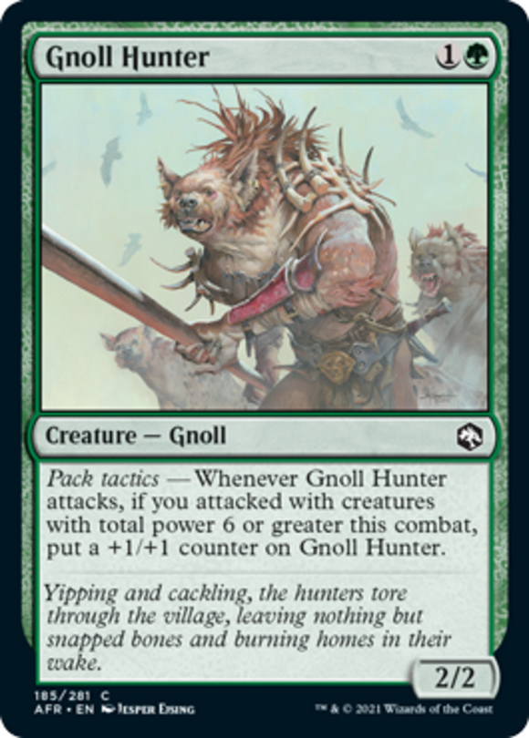 Gnoll Hunter - Forgotten Realms - English - NM - MTG