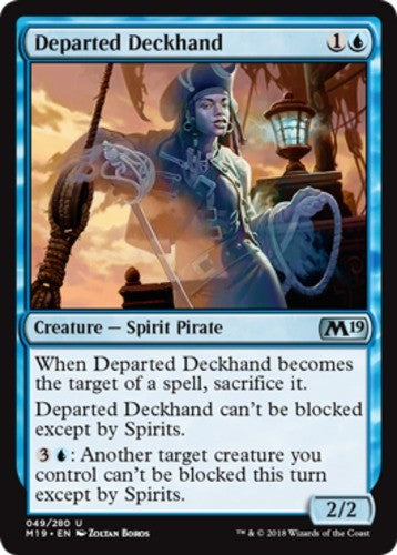 Departed Deckhand - Core Set 2019 (M19) - English - NM - MTG