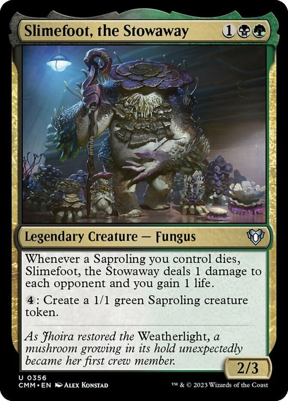 Slimefoot, the Stowaway - Commander Masters - English - NM - MTG