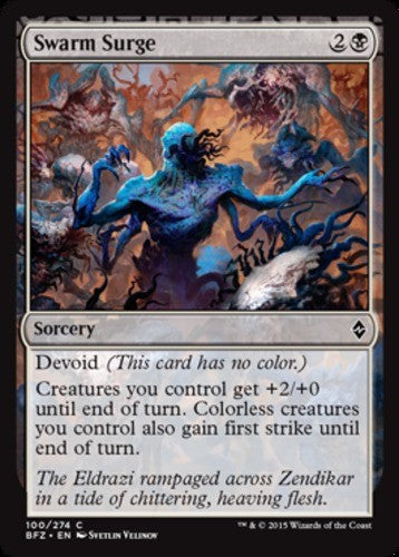 Swarm Surge - Battle for Zendikar - English - NM - MTG