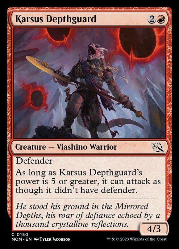 Karsus Depthguard - March of the Machines - English - NM - MTG