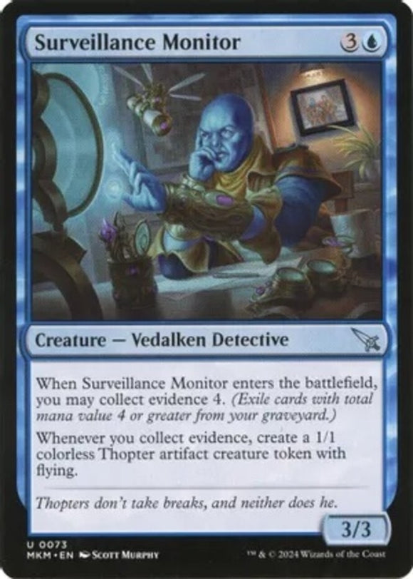 Surveillance Monitor (b) - Murders at Karlov Manor - English - NM - MTG