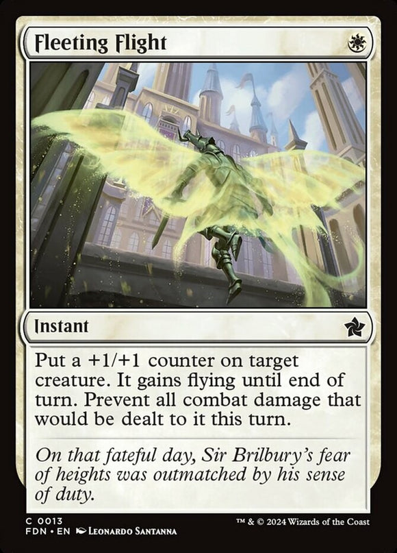 Fleeting Flight - Foundations - English - NM - MTG