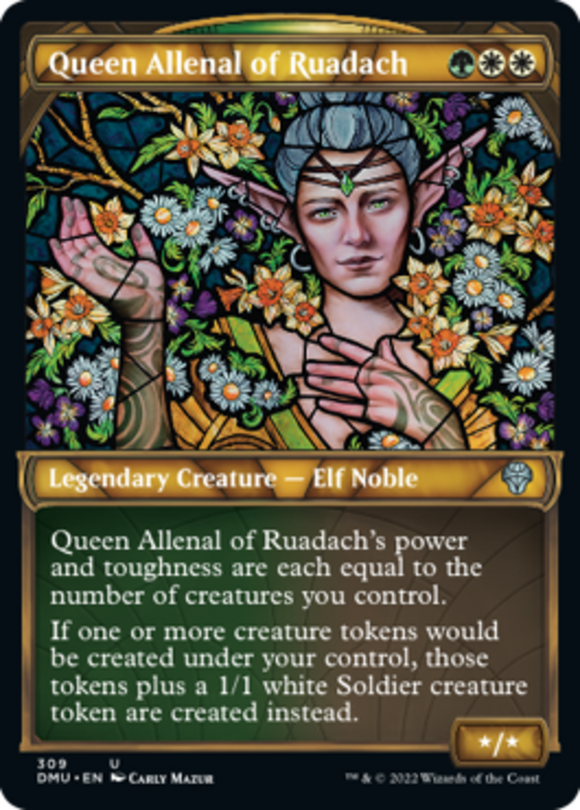 Queen Allenal of Ruadach - Showcase - Dominaria United - English - NM - MTG