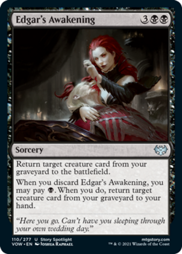 Edgar's Awakening - Innistrad: Crimson Vow - English - NM - MTG