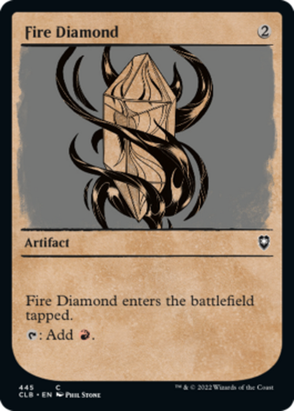 Fire Diamond - Showcase - Battle for Baldur's Gate - English - NM - MTG